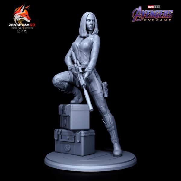 Black Widow - The Avengers - Scarlett Johansson STL 3D PRINTING - Imagen 3