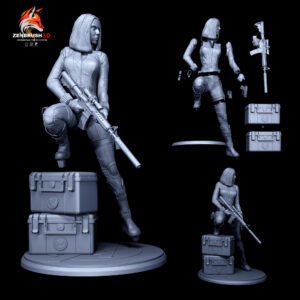 Black Widow - The Avengers - Scarlett Johansson STL 3D PRINTING