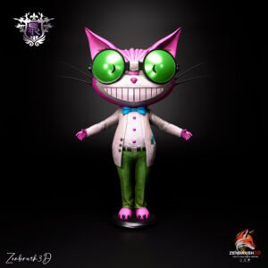 Genki Cat -  Saints Row - Zenbrush3D - STL 3D PRINTING