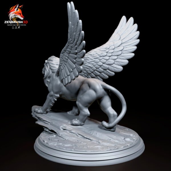 First beast – Lion Babylon STL 3D PRINTING - Imagen 2