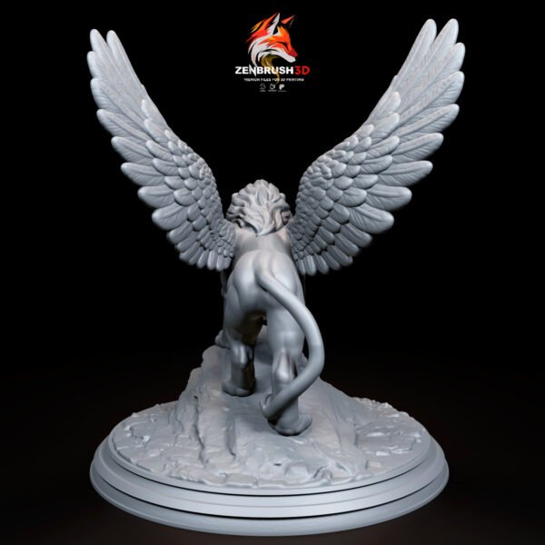 First beast – Lion Babylon STL 3D PRINTING - Imagen 3