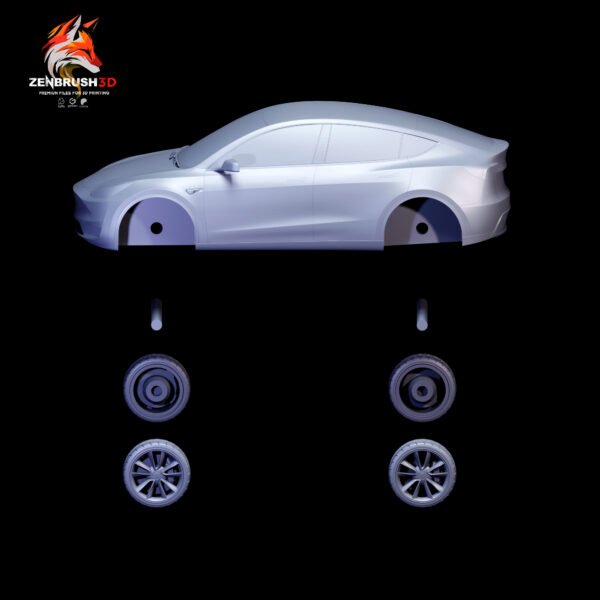 car TESLA 3D PRINTING - Imagen 2