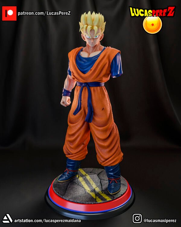 DBS - GOHAN SSJ OF THE FUTURE  STL 3D PRINTING