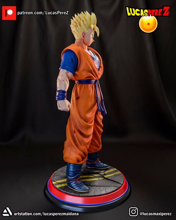 DBS - GOHAN SSJ OF THE FUTURE  STL 3D PRINTING - Imagen 2