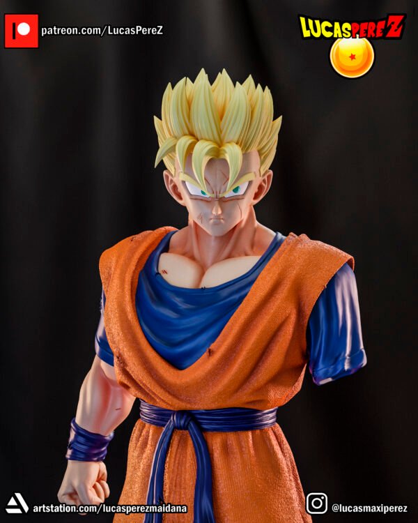 DBS - GOHAN SSJ OF THE FUTURE  STL 3D PRINTING - Imagen 4