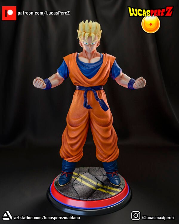 DBS - GOHAN SSJ OF THE FUTURE  STL 3D PRINTING - Imagen 5