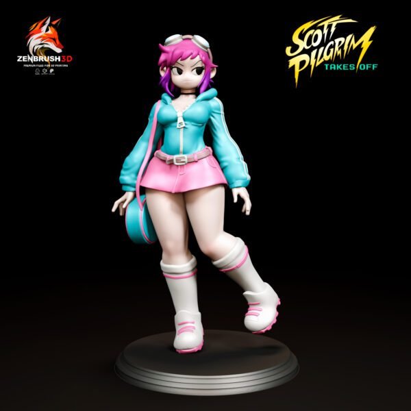 Ramona Flowers - Rammy - Scott Pilgrim STL 3D PRINTING - Imagen 2