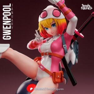 Tenshi Figures - Gwenpool STL 3D PRINTING