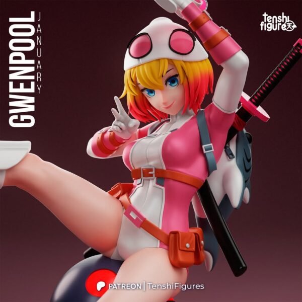 Tenshi Figures - Gwenpool STL 3D PRINTING