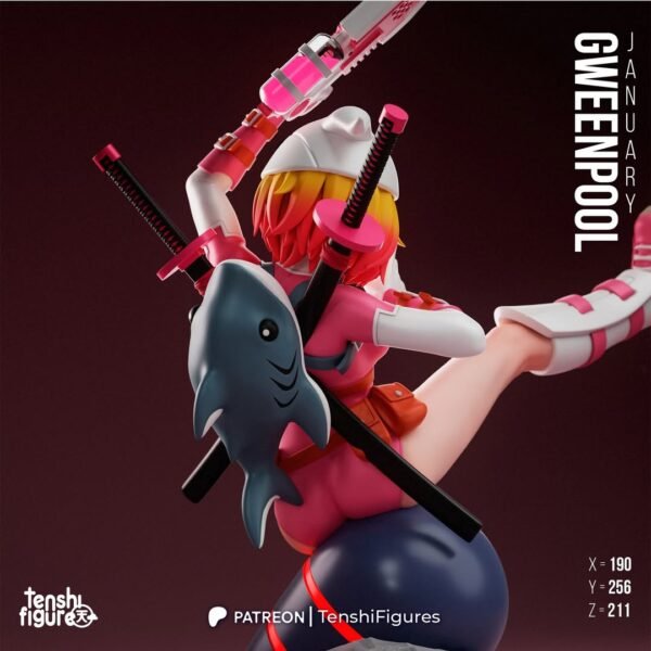 Tenshi Figures - Gwenpool STL 3D PRINTING - Imagen 2