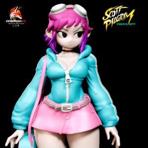 Ramona Flowers - Rammy - Scott Pilgrim STL 3D PRINTING