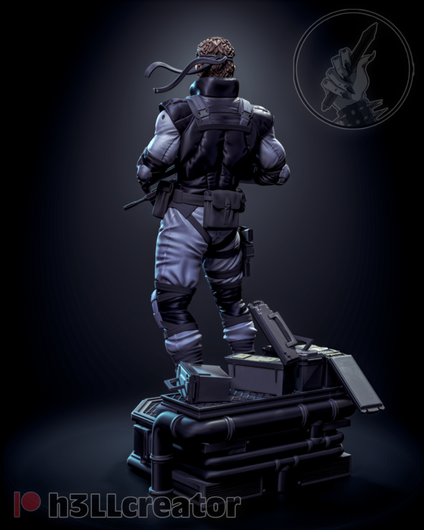 Solid Snake - MGS STL 3D PRINTING - Imagen 3