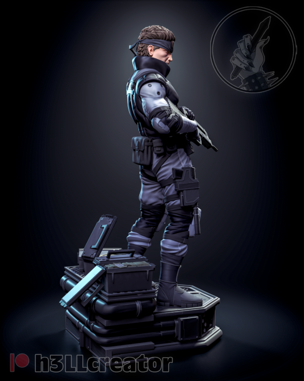 Solid Snake - MGS STL 3D PRINTING - Imagen 2