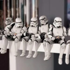 lunch atop a shelf starwars troopers STL 3D PRINTING