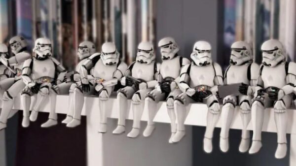 lunch atop a shelf starwars troopers STL 3D PRINTING