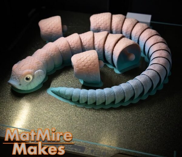 Snake Flexi articulated STL 3D PRINTING