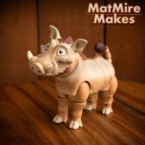 wild boar Flexi STL 3D PRINTING