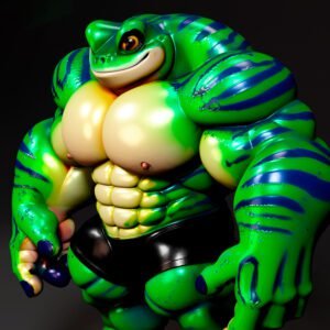 Cartoon Muscled Toad STL 3D PRINTING